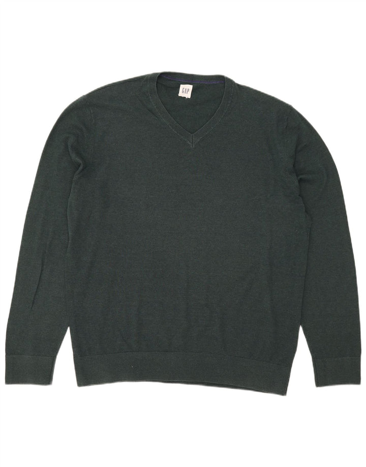 Gap Herre V-hals sweater XL Grøn