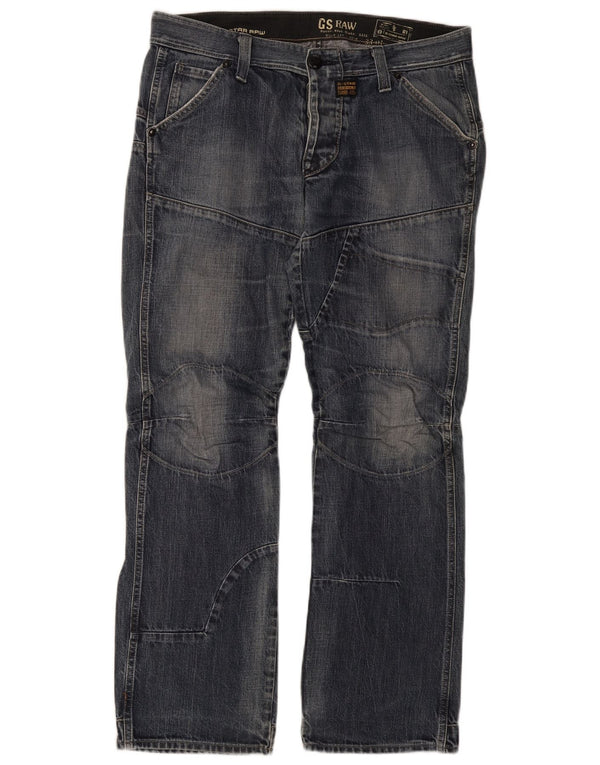 G-Star Herre 3301 Bootcut Jeans W36 L34 Blå Bomuld