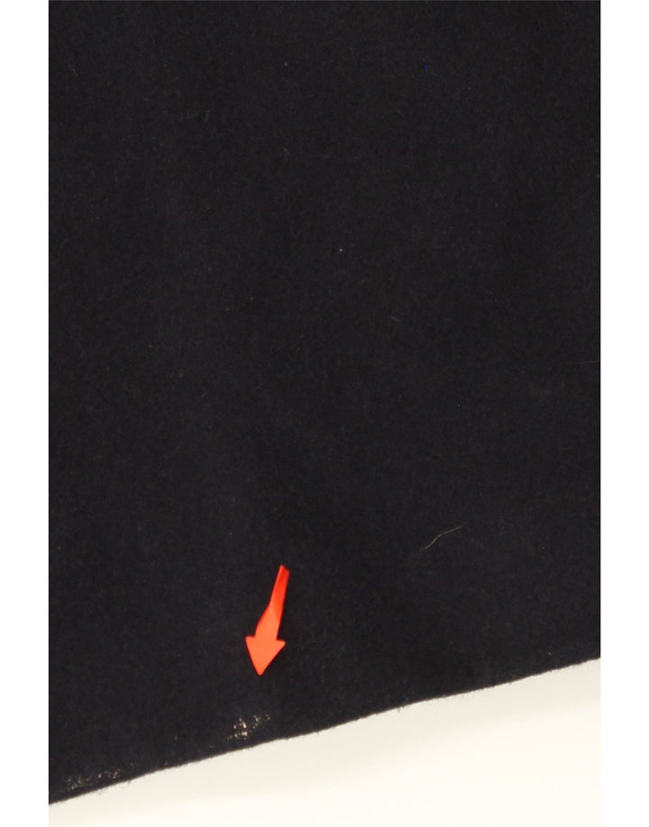 Superdry Men Pea Coat UK 40 Large Navy Blue Wool