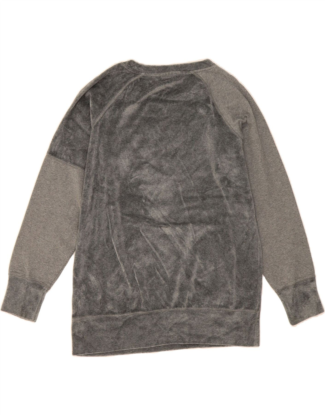 CHAMPION Womens Graphic Sweatshirt Jumper UK 16 Large Grey Cotton Vintage Champion and Second-Hand Champion from Messina Hembry 