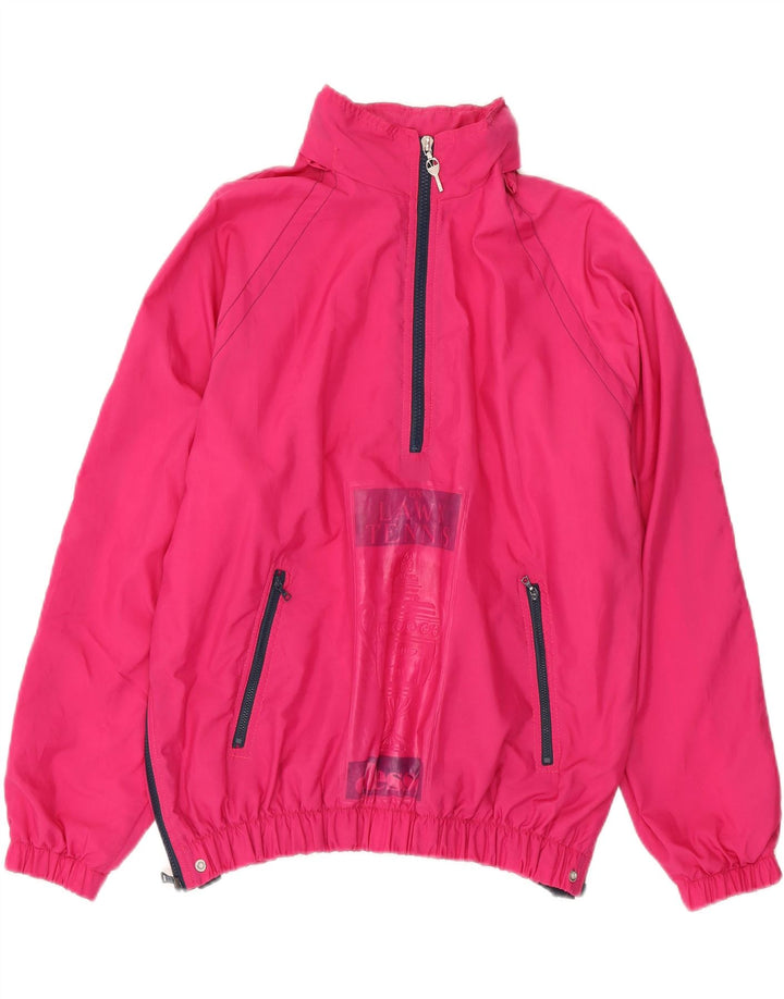 Ellesse Herre Hættetrøje Regnjakke UK 38 Medium Pink