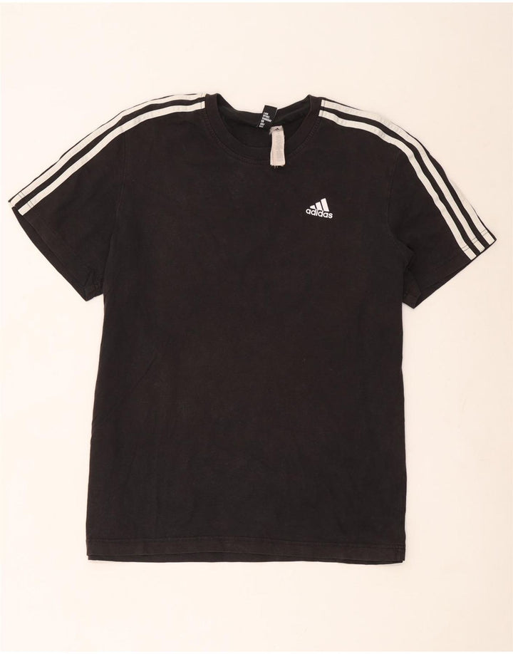 Adidas Herre T-Shirt Top XL Sort Bomuld