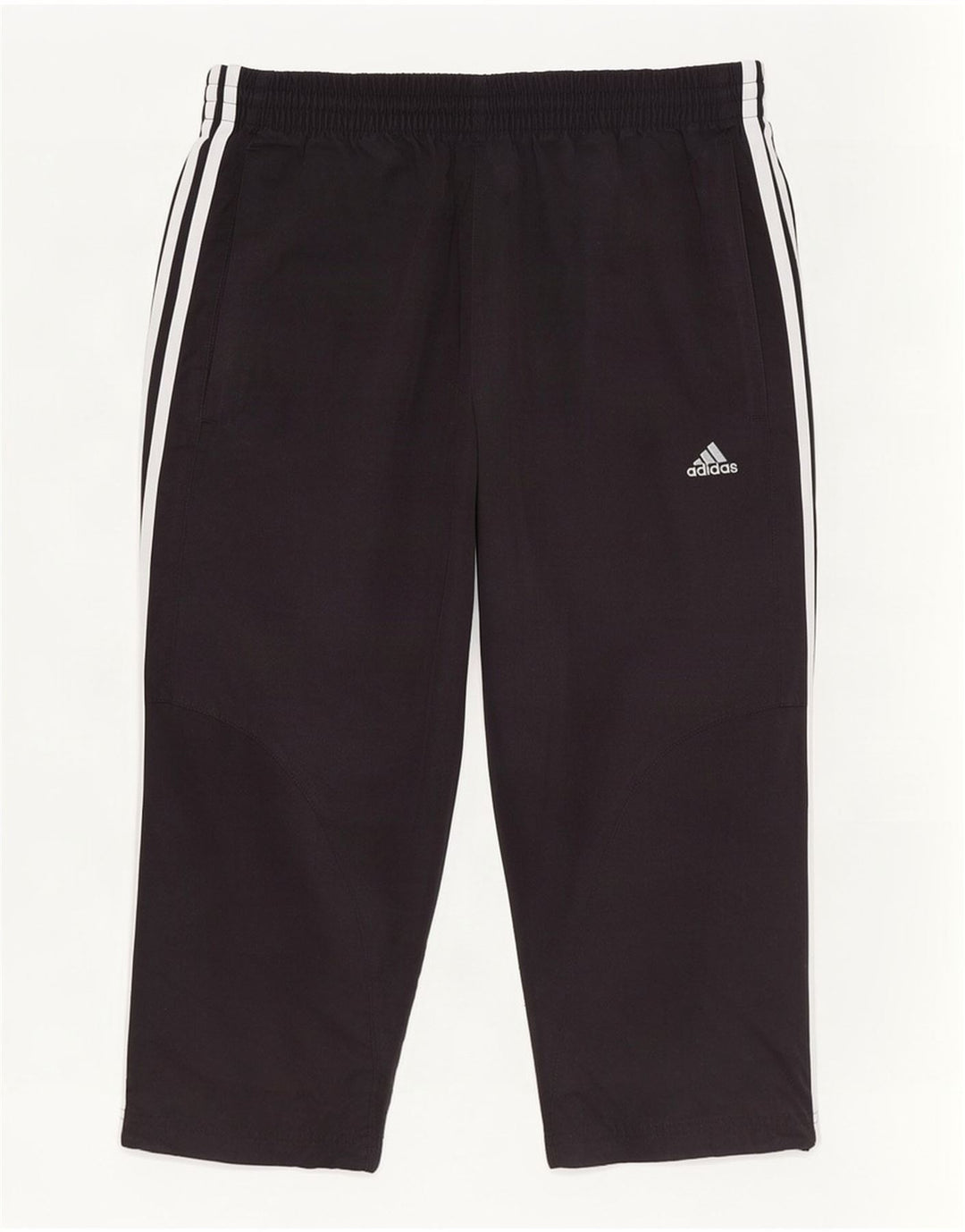 Adidas Dame Capri Træningsdragt Bukser UK 10 Small Black Polyester