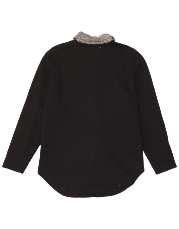 Vintage herreskjorte mellemgrå Colourblock Akryl