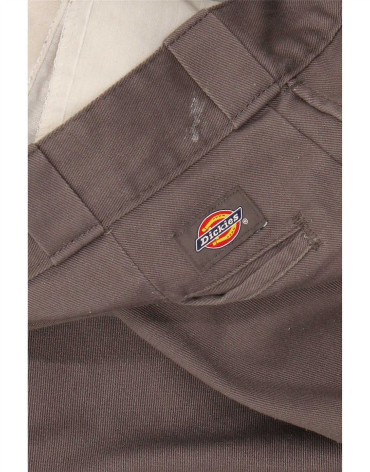 Dickies Straight Chino-bukser til mænd W34 L34 Grå polyester