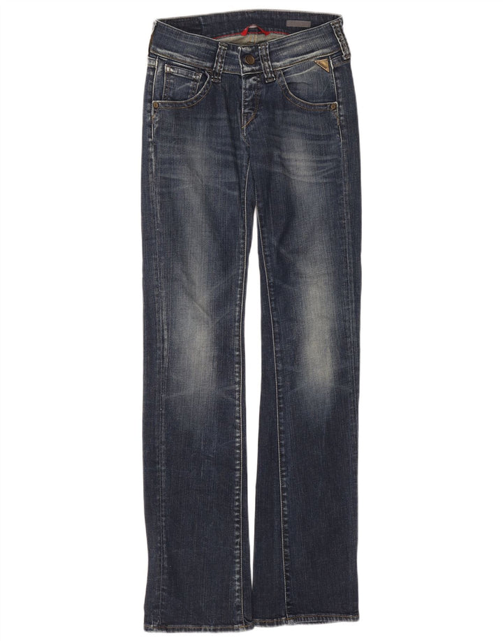 Replay Dame Bootcut Jeans W26 L34 Blå Bomuld