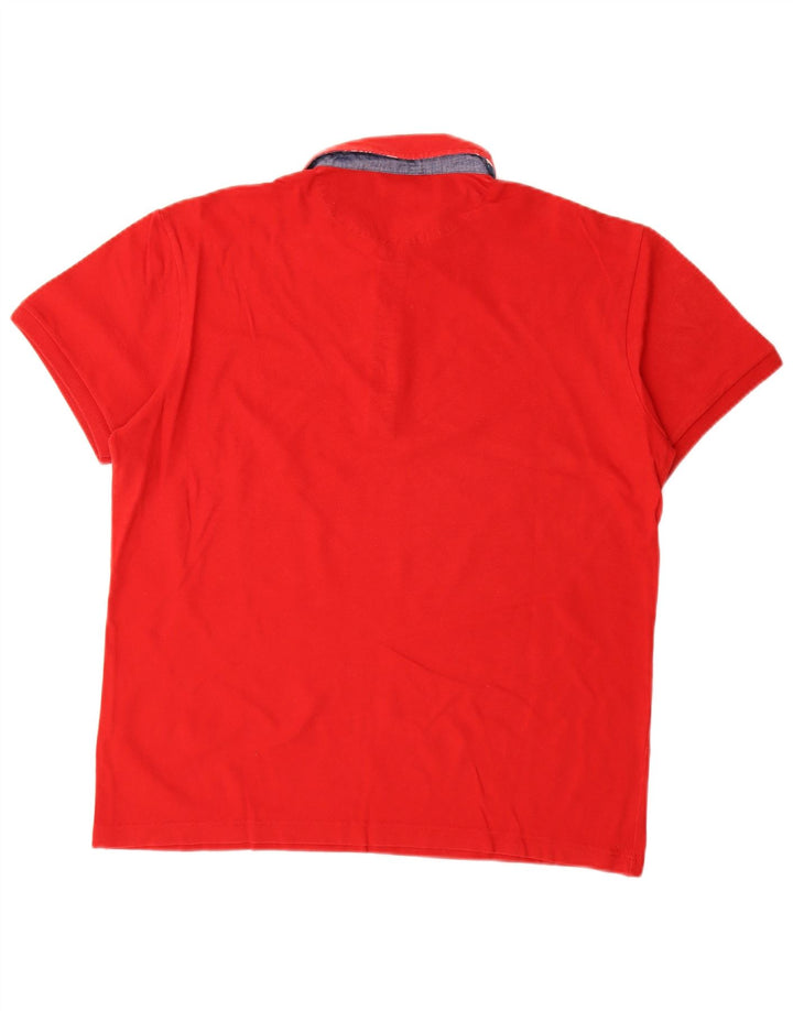 Brooksfield herre poloshirt, stor rød