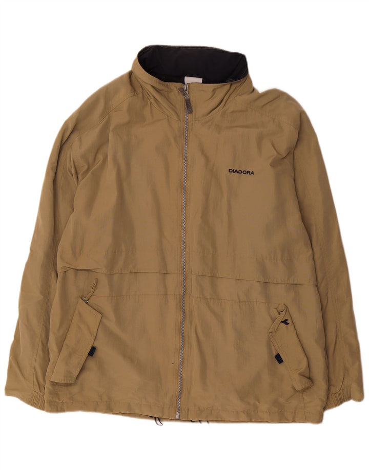 Diadora Regnjakke til mænd UK 44 2XL Beige Polyamid