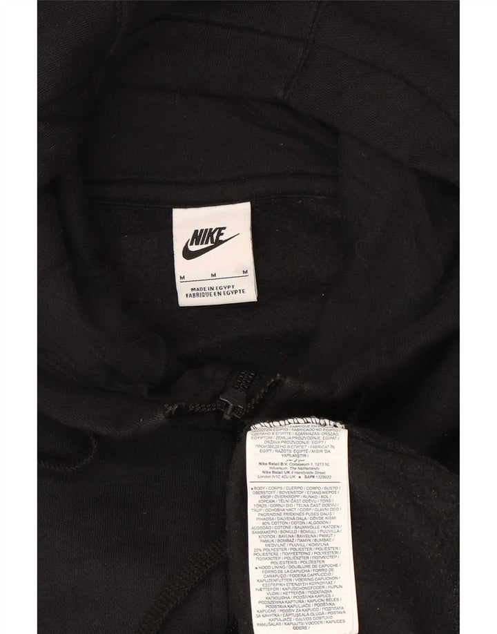 Nike hættetrøje med lynlås til mænd mellem sort bomuld
