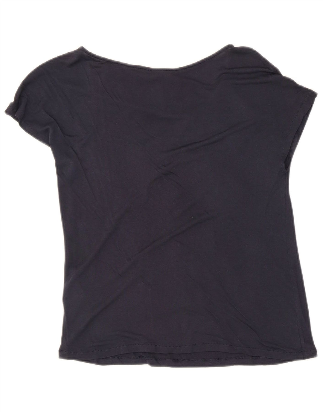 Max & Co. Damebluse Top UK 8 Small Navy Blue Viscose