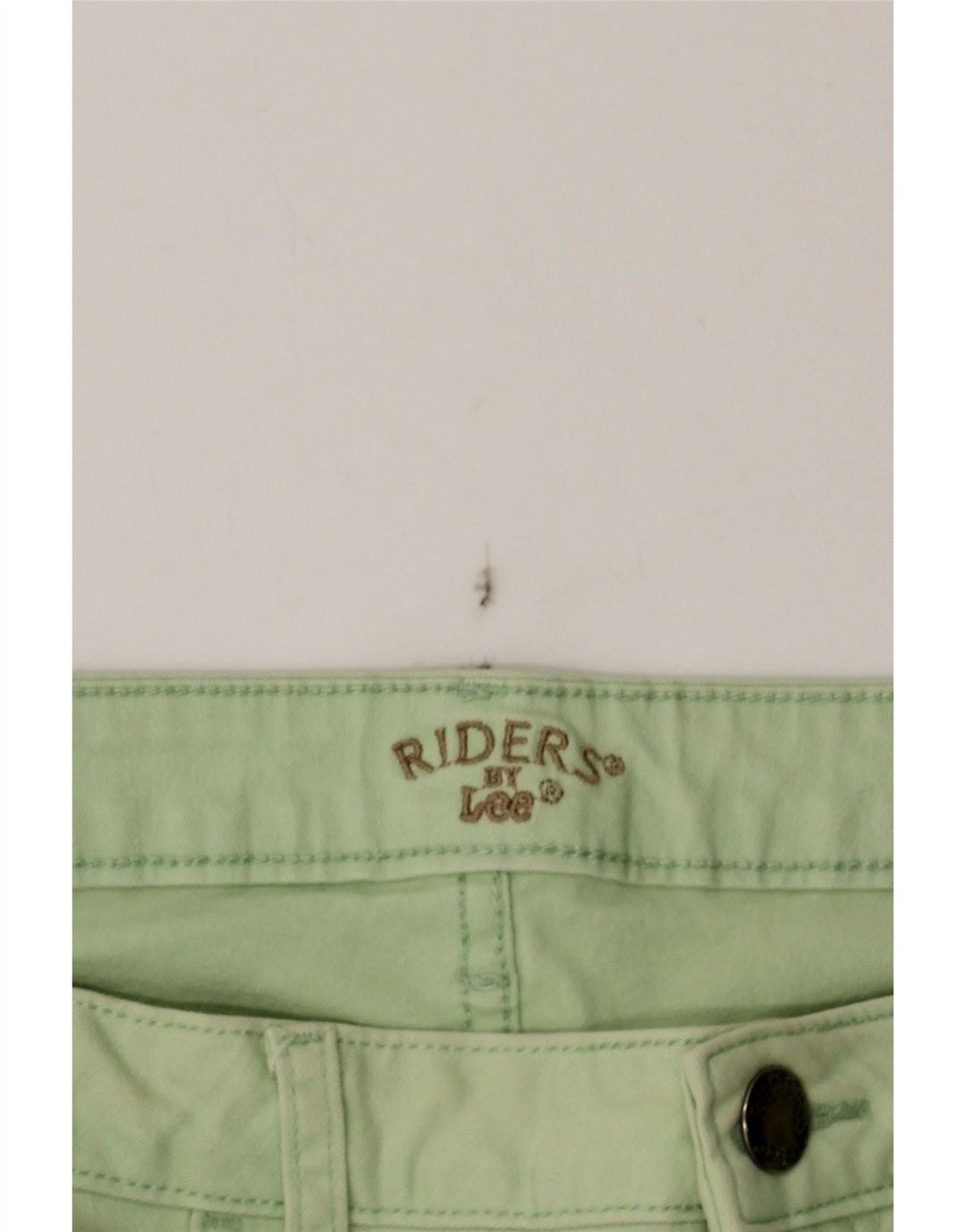 LEE Womens Denim Shorts US 12 Large W32 Green Cotton Vintage Lee and Second-Hand Lee from Messina Hembry 