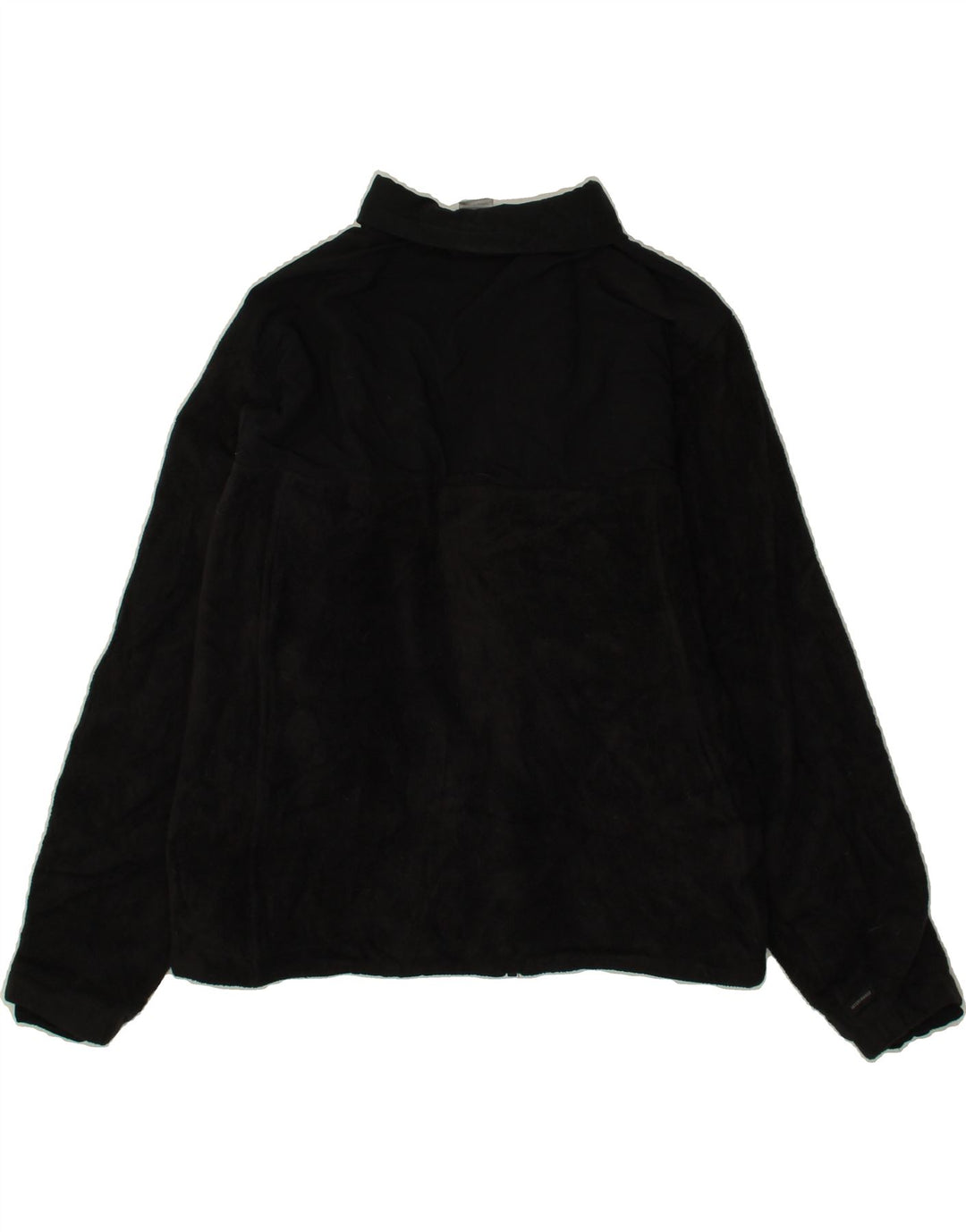 COLUMBIA Womens Fleece Jacket UK 14 Medium Black Polyester Vintage Columbia and Second-Hand Columbia from Messina Hembry 