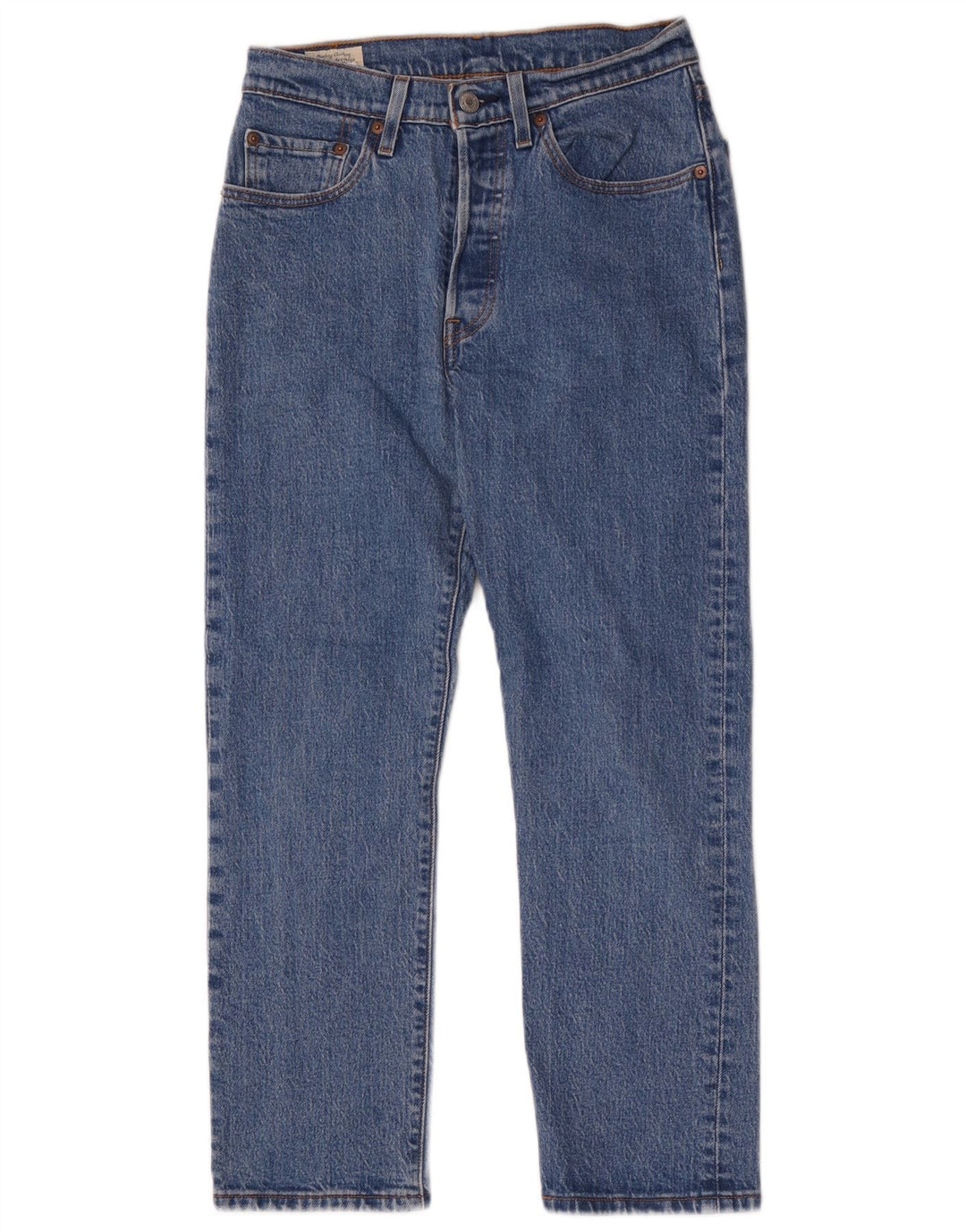 Levi's Herre 501 lige jeans W26 L26 blå bomuld