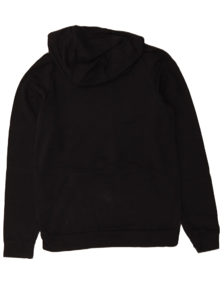 Nike Herre Dri Fit Graphic Hoodie Jumper Lille sort polyester