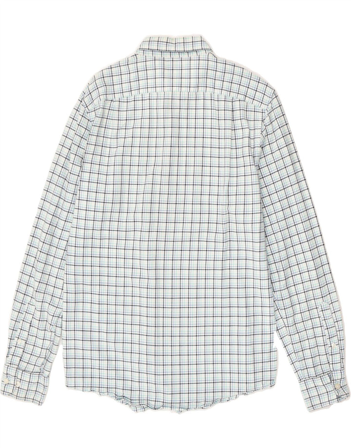 NAUTICA Mens Shirt Large Blue Check Cotton | Vintage Nautica | Thrift | Second-Hand Nautica | Used Clothing | Messina Hembry 