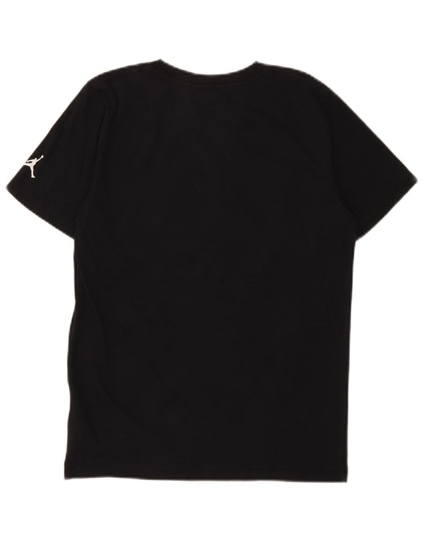 Jordan Boys Grafisk T-Shirt Top 12-13 År Stor Sort Bomuld
