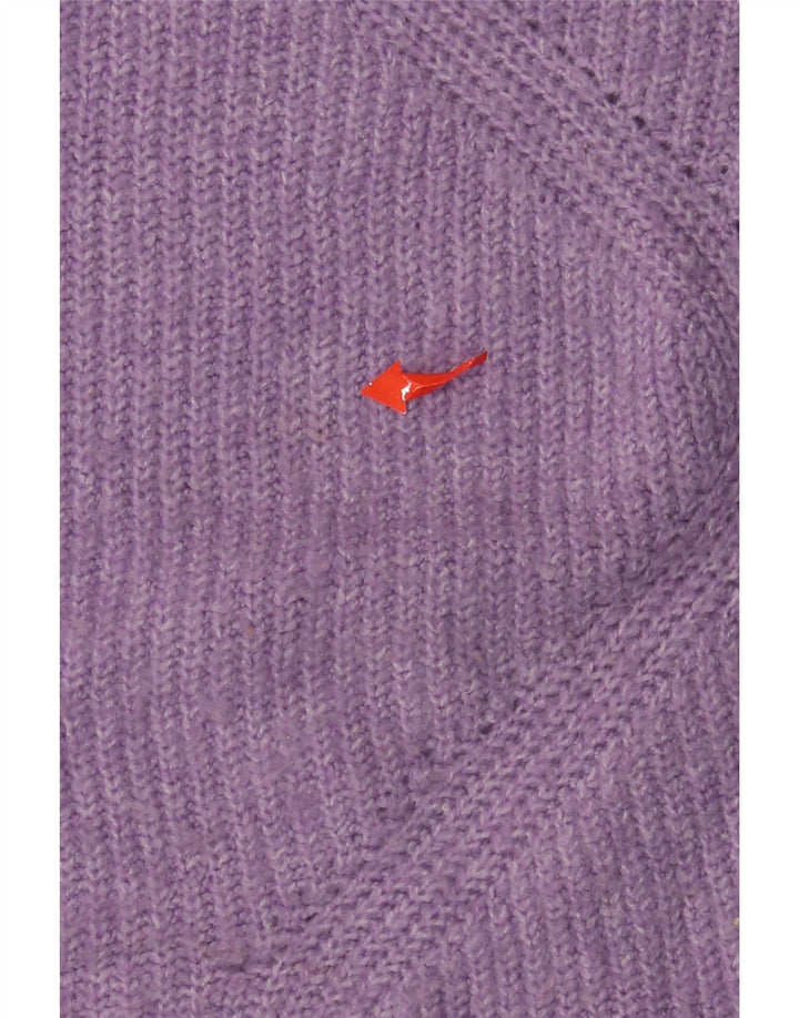 MARKS & SPENCER Dame sweater med rund hals DK 16 Stor lilla