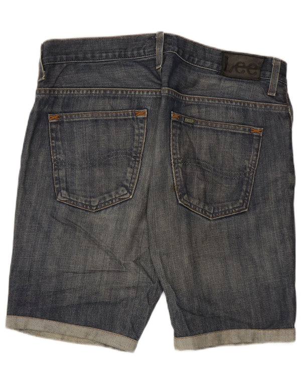 Lee Mens Knox Denim Shorts W34 Large  Blue Cotton