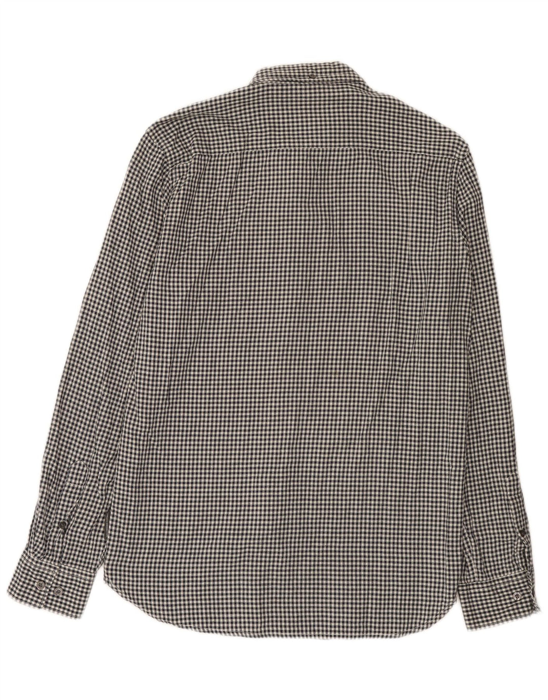 French Connection Herreskjorte Medium Sort Gingham Bomuld
