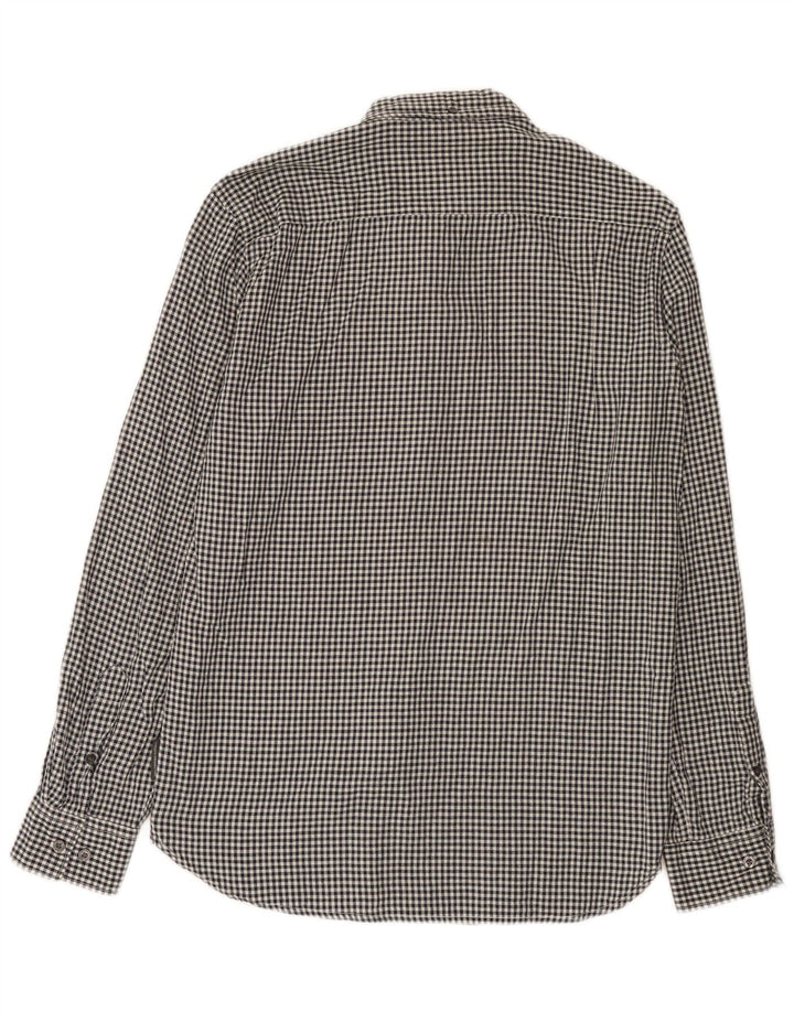 French Connection Herreskjorte Medium Sort Gingham Bomuld