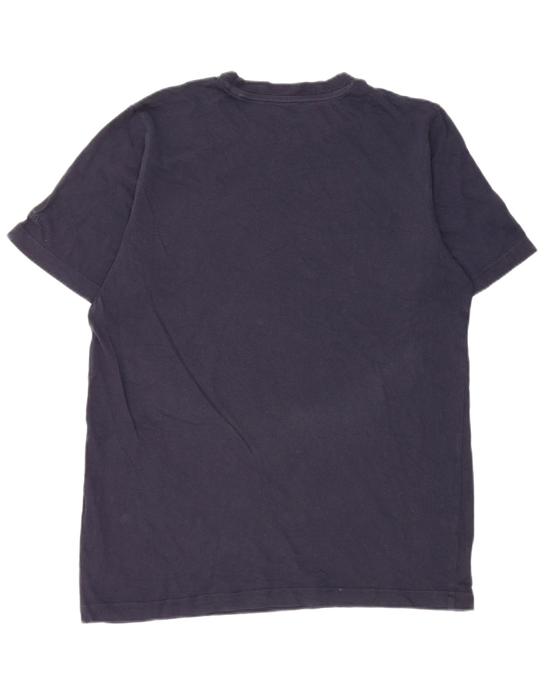 Adidas Herre grafisk T-shirt Top Medium Marineblå Bomuld