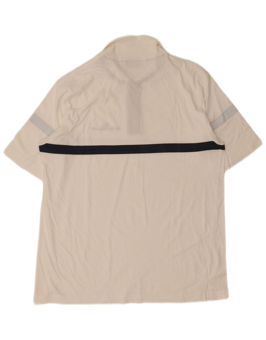 Sergio Tacchini Polo Shirt til mænd 2XL Hvid Colourblock Bomuld