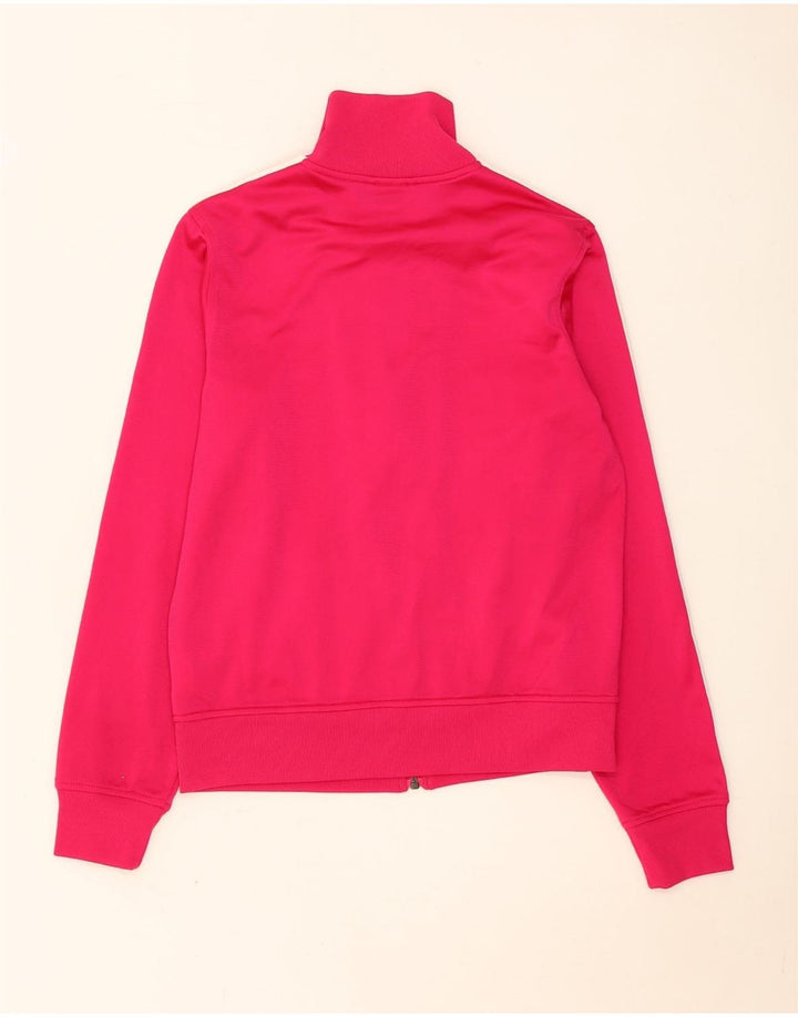 Adidas træningsdragt topjakke til kvinder UK 12 Medium Pink Polyester