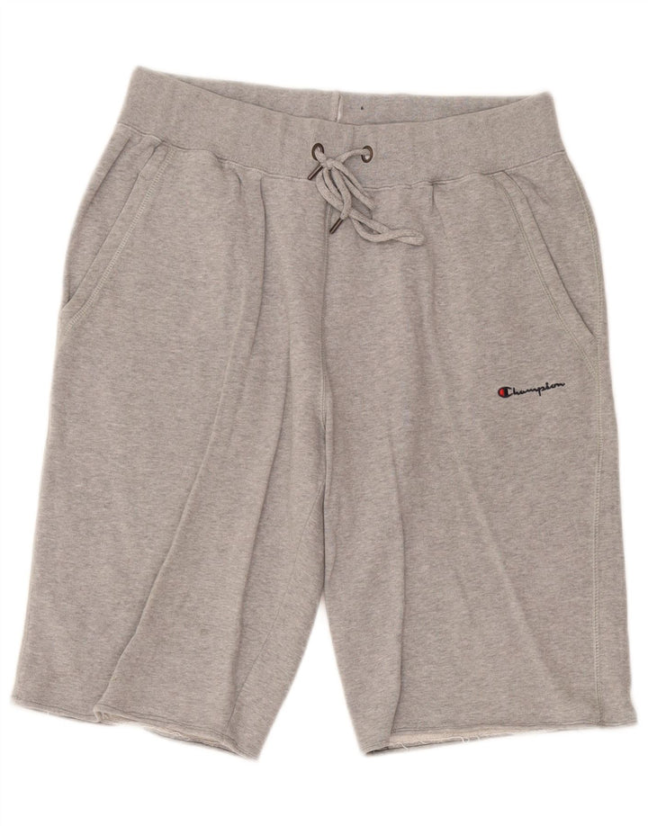 Champion herre sportsshorts store grå flækkede bomuld