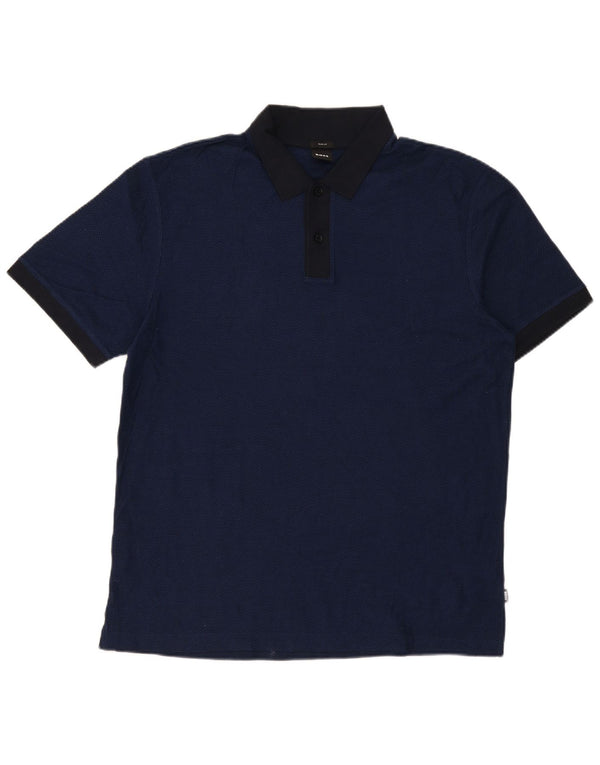 Hugo Boss Herre Slim Fit Polo Shirt 2XL Marineblå Bomuld