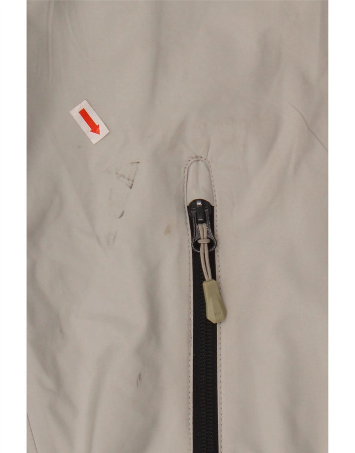 HELLY HANSEN Herre Grafisk Windbreaker Jacket UK 38 Medium Grey