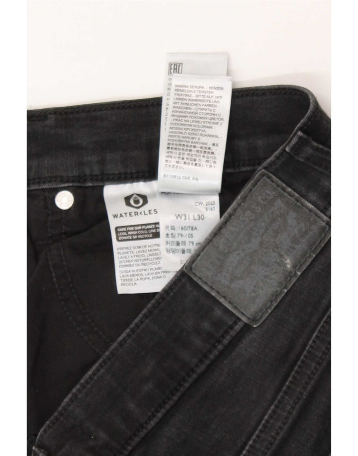 Levi's Womens 312 Shaping Slim Jeans W31 L30 Sort bomuld