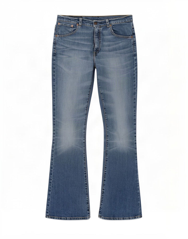 Levi's Dame 525 Bootcut Jeans W32 L34 Blå Bomuld