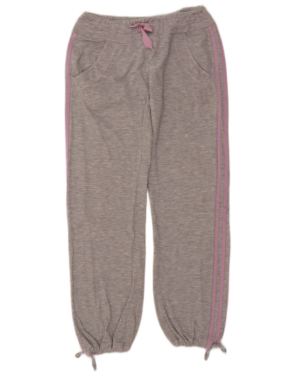 Adidas Dame træningsdragt Bukser Joggers UK 10 Small Grey Polyester