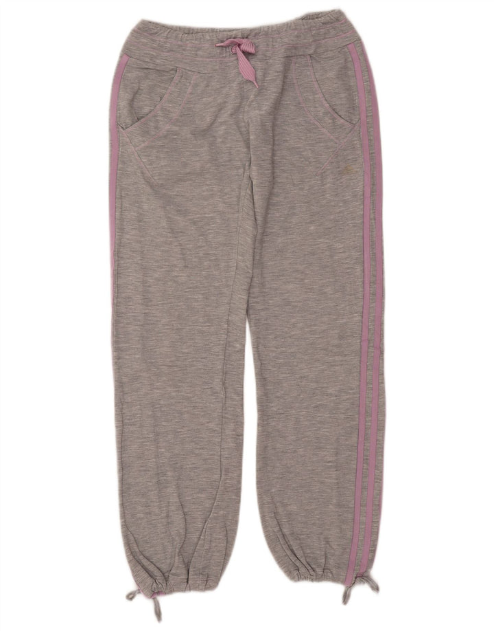 Adidas Dame træningsdragt Bukser Joggers UK 10 Small Grey Polyester