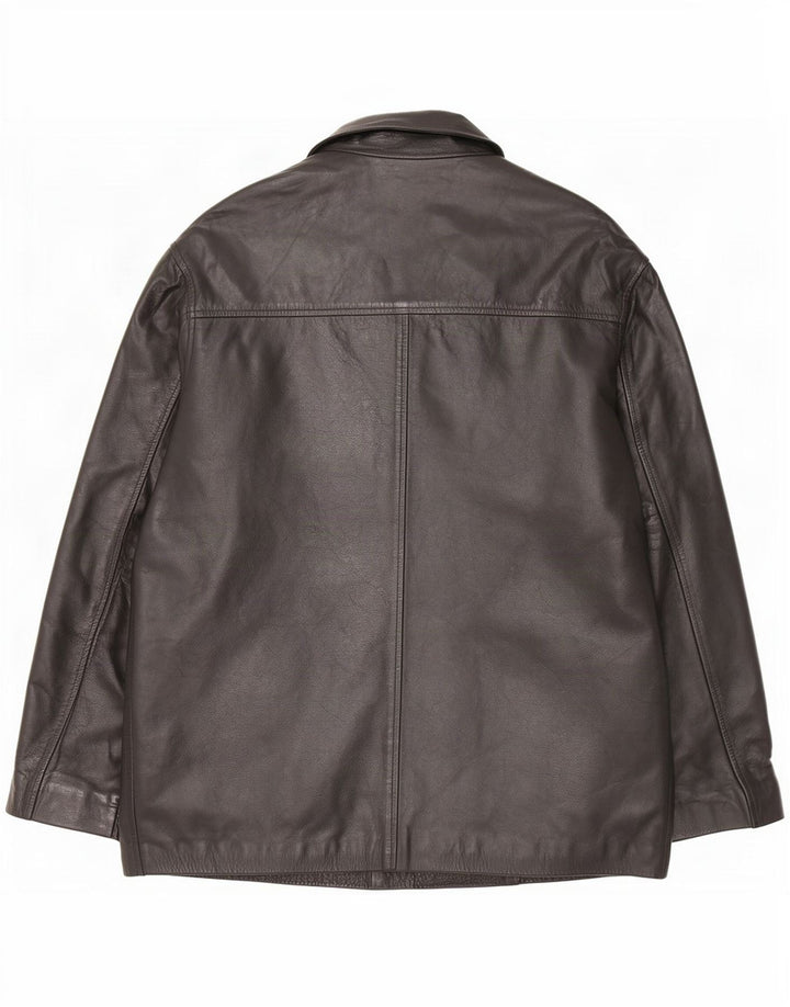 Ironsides Herre Læderjakke UK 42 XL Sort