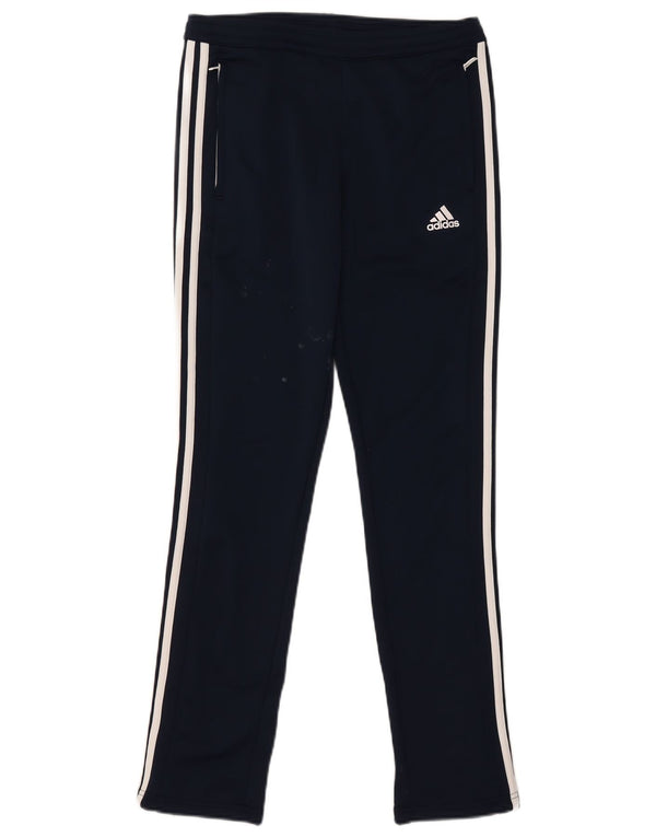 Adidas Womens Climalite træningsdragt Bukser UK 8/10 Small Navy Blue