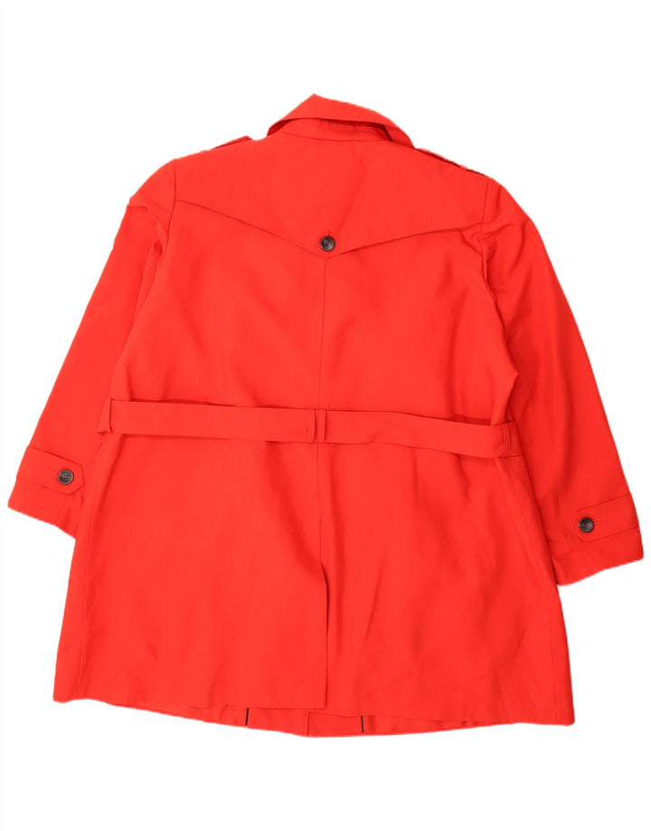 Marks & Spencer Trench Coat til kvinder UK 26 5XL Rød Polyester