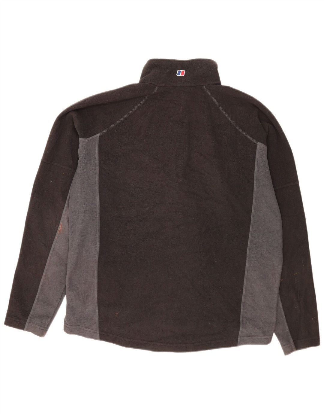 Berghaus Fleece Jumper med lynlås til mænd Stor Sort Colourblock Polyester