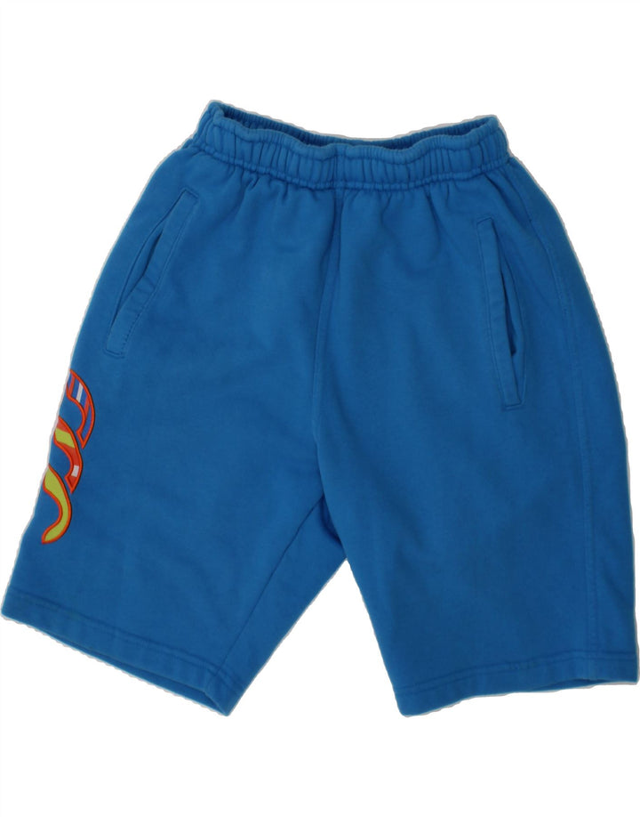 CANTERBURY Boys Graphic Sport Shorts 7-8 Years Blue Vintage Canterbury and Second-Hand Canterbury from Messina Hembry 