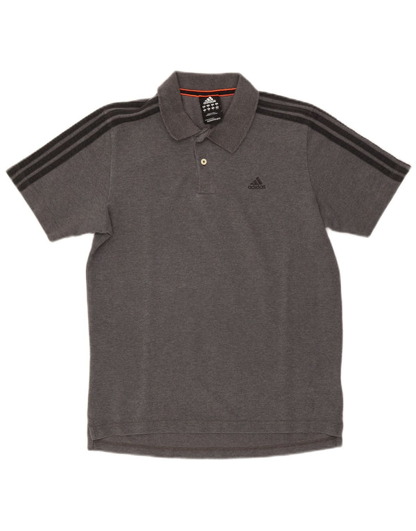 Adidas Herre Climalite Polo Shirt Medium Grey Bomuld