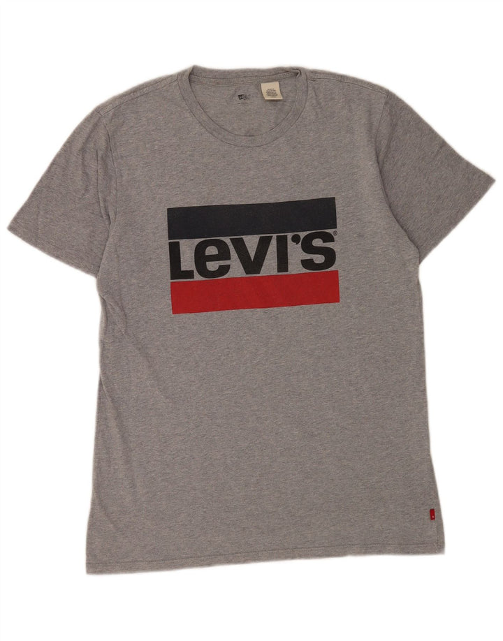 Levi's Herre grafisk T-shirt top lille grå