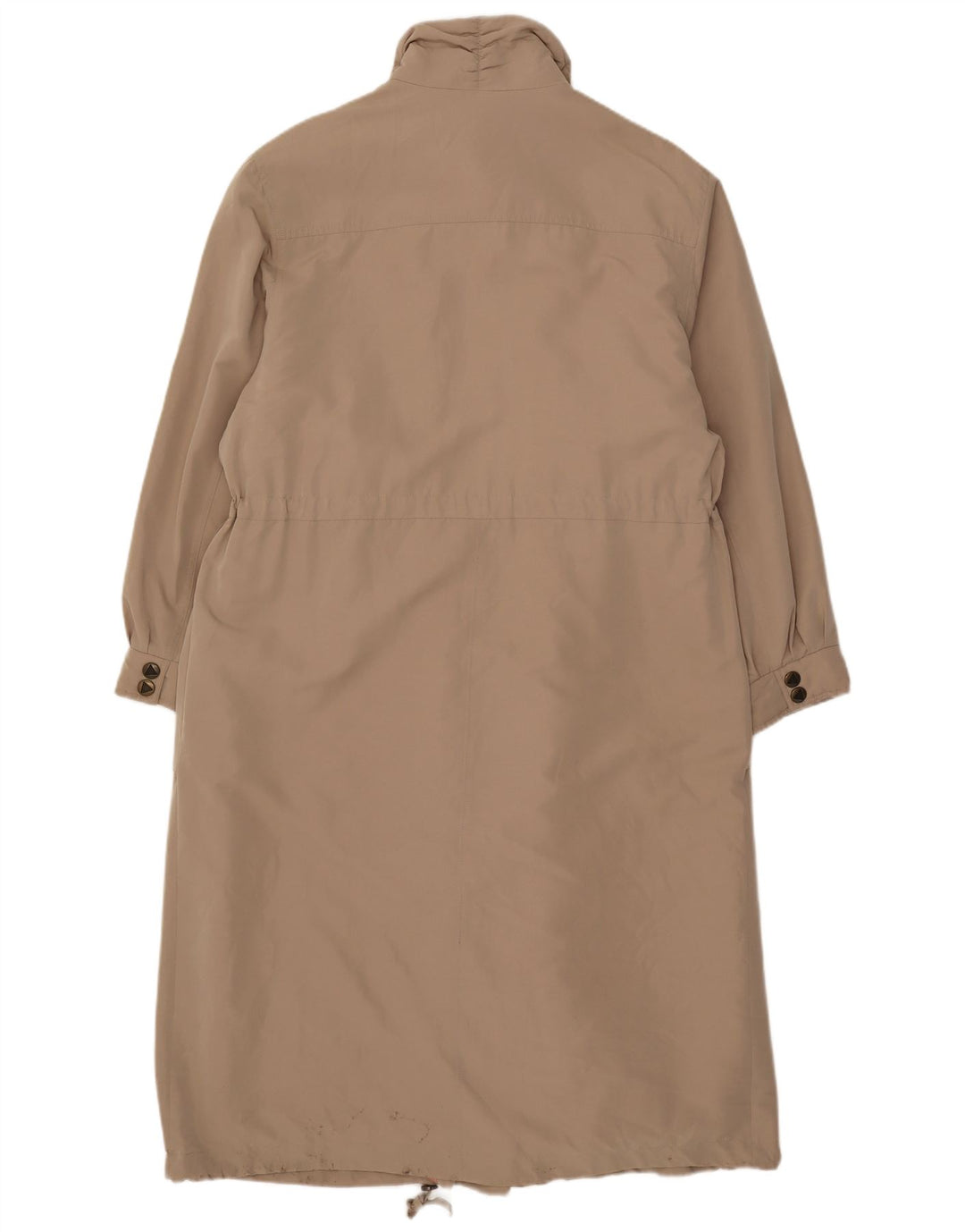 Trevira Dame Regnfrakke UK 16 Stor Beige Polyester