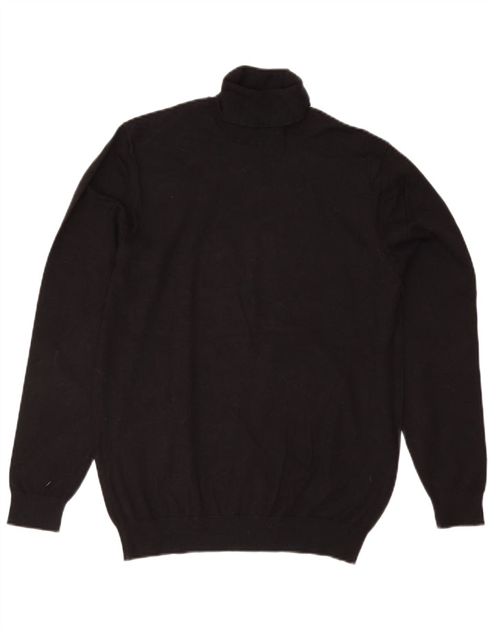 Zara Herre Rullehals sweater Medium Sort