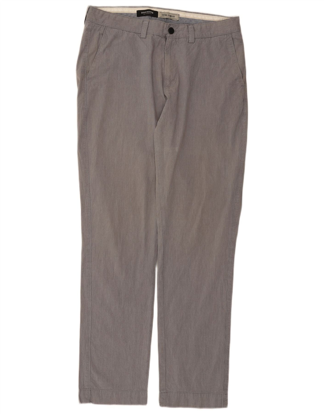 Dockers Herre Extra Sim Fit Chino Bukser W36 L34 Grå Bomuld