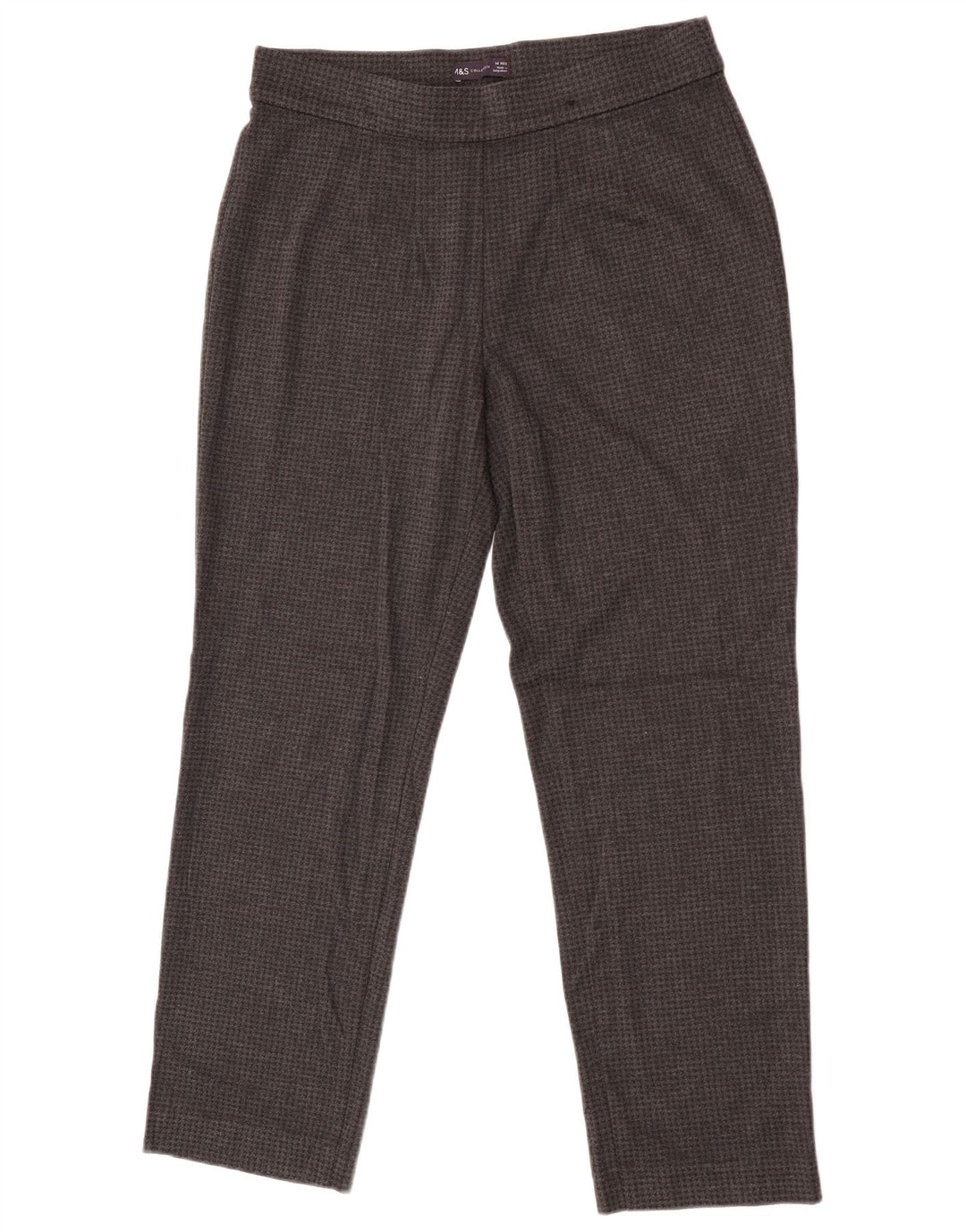 Marks & Spencer Damebukser UK 14 Large W32 L28 Grå Houndstooth