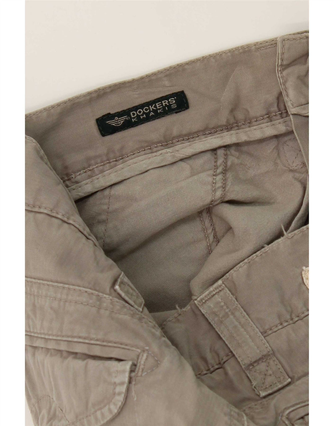 Dockers Herre Khakis Lige Chino Bukser W30 L32 Grå