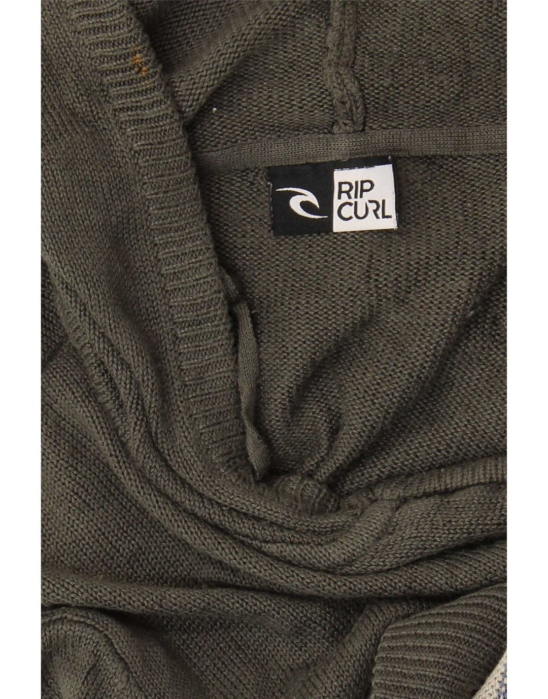 Rip Curl Herre hætte cardigan sweater Medium Grå Stribet