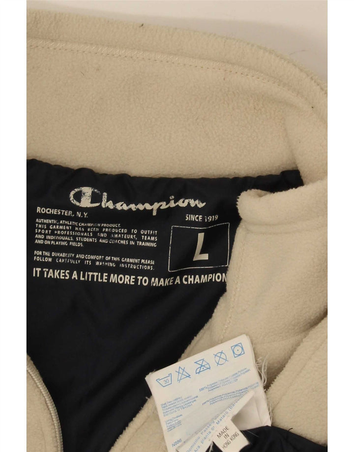 Champion Dame Fleecejakke UK 16 Stor Beige Polyester