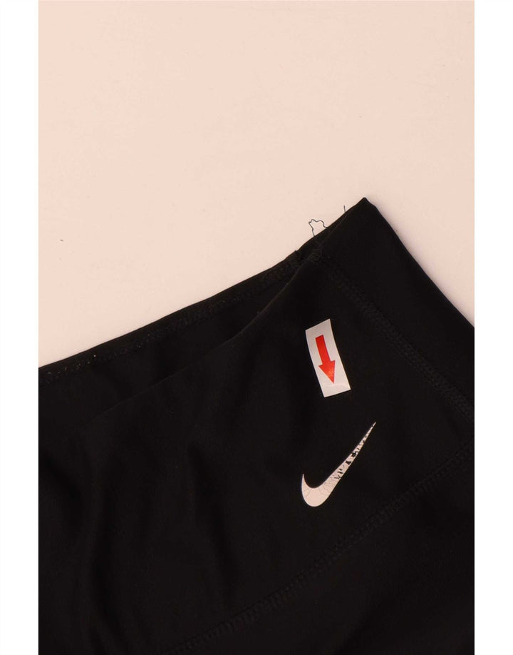Nike Dame Dri Fit Leggings UK 6 XS Sort Polyester