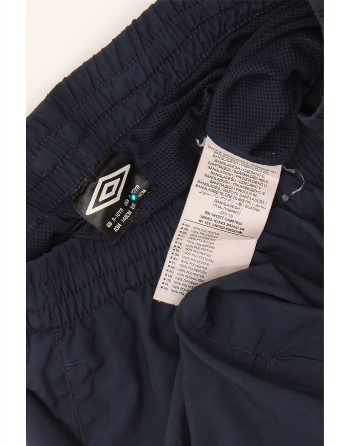 Umbro Boys Træningsdragt Bukser Joggers 9-10 År Marineblå Polyester